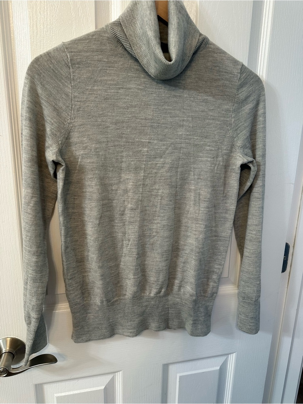 J. Crew Light Gray Men's Turtleneck Sweater